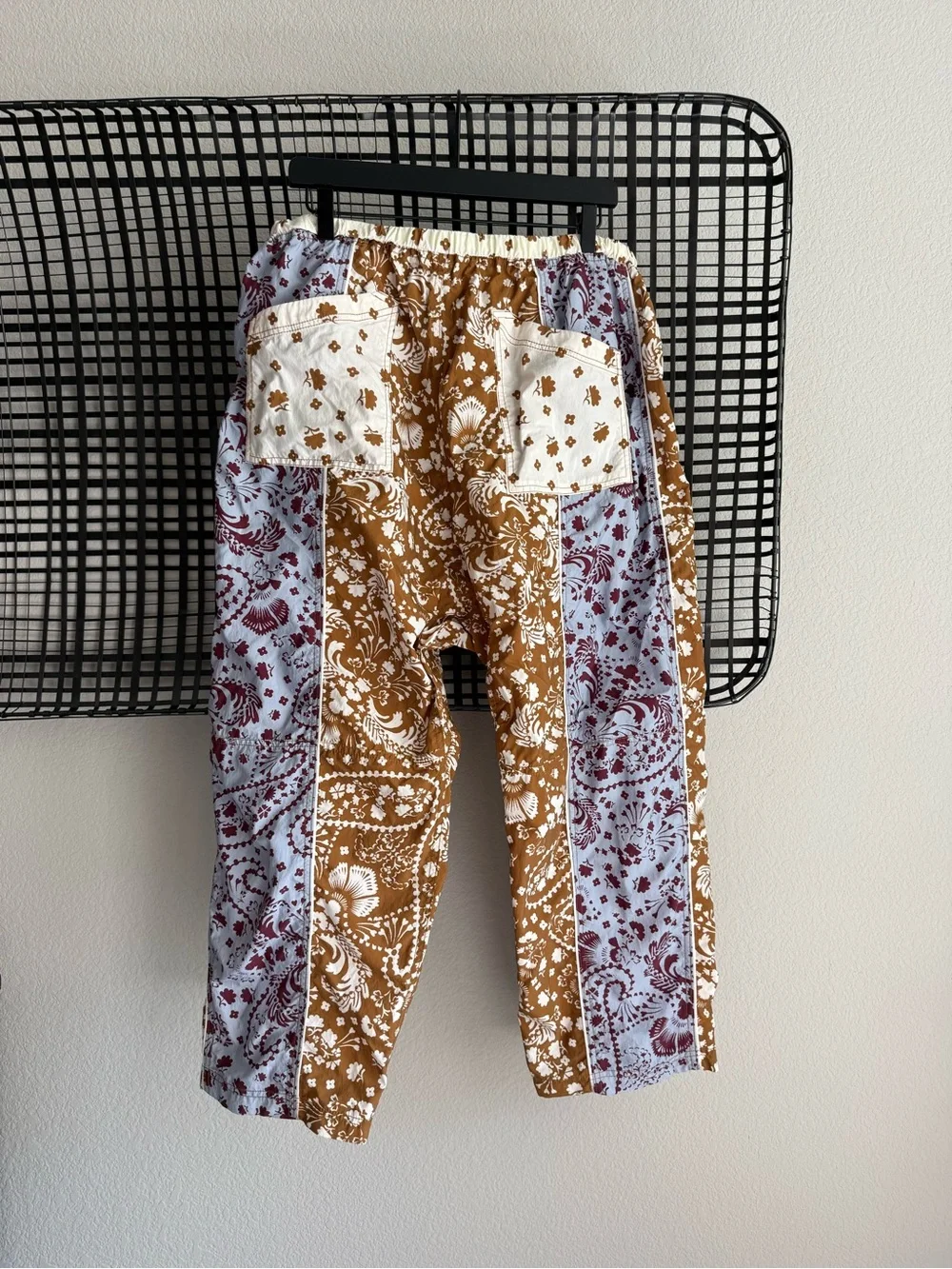 Free people Well Played Printed Pants Paisley And Floral Combo